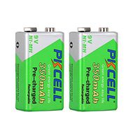9V 350mAh NiMH Ready to Use Rechargeable Batteries 2Pcs