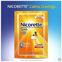 Nicorette Gum, Fruit Chill Flavor, 2 mg, 200 Count