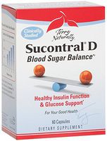 Terry Naturally Sucontral D - 20 mg Hintonia Latiflora, 60 Capsules - Supports Blood Sugar Balance, Carbohydrate Metabolism & Healthy Insulin Function - Non-GMO, Gluten-Free - 60 Servings
