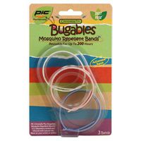 Bugables Mosquito Bug Repellent Bracelet Bands 3 Count