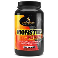 B-Nergetics Monster Power The Complete Power & Endurance Blend 910g, MSM, Glutamine, Creatine, Whey Protein, Creatine, Pre/Intra/Post Workout Formula