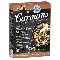Carmans Deluxe Gluten Free Fruit Muesli 400g