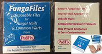 PEDIFIX FungaFiles Fungal Nail & Wart Files Disposable Emery Boards 24-Matchbook