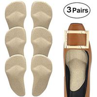 Beautulip Arch Support Cushions Adhesive Metatarsal and Arch Gel Inserts Flat Feet Pain Relief Ball of Foot Pads - Absorb Sweat Comfortable High Heels Inserts Pack of 6