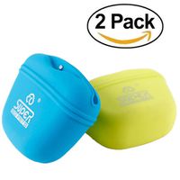 AITOO Dog Treat Pouch -[2 Pack] Silicone Dog Training Treat Pouches with Clip and Magnetic Closing -Portable and Practical Dog Cat Training Waist Pouch Bait Treat Snack Food Bag Storage Holder Pocket