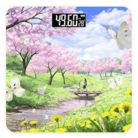 BTYAY Human Scale, Weight Scale Household Small Cute Adult Precision Compact Mini Portable Body Scale Electronic Scale