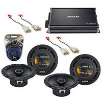 Compatible with Scion xB 2004-2014 Factory Speaker Replacement Harmony (2) R65 & CXA300.4 Amp (Renewed)