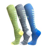 Compression Socks for Men & Women(3 Pairs),15-20mmHg is Best Stockings for Running,Nurses,Athletic,Medical,Pregnancy,Travel-Boost Performance,Blood Circulation&Recovery