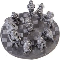 4" La Fiesta Ceramics Black Clay Mexican Folk Art