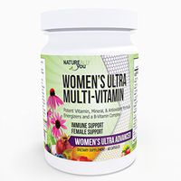NATUREALLY YOU© - Women's Advanced Ultra Daily Multi-Vitamin - Potent Vitamin, Mineral, Antioxidant Formula Energizers and a B-Vitamin Complex Immune Support* Female Support*