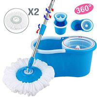 Lovely999 Upgraded Deluxe 360 Spin Mop & Bucket Set Household Floor Mop Cleaning System