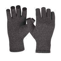 Compression Arthritis Gloves for Men Women Hand Gloves Relieve Rheumatoid & Osteoarthritis Pain, Carpal Tunnel Aches (Gray, Large)