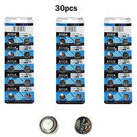 DoDoLightness Battery Alkaline LR44 AG13 Button Cell Batteries 1.5V Button Battery 30PCS