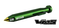 VMS Racing GREEN GOLD MOAB ANTENNA in Heavy Gauge CNC Machined Billet Aluminum Short Compatible with Toyota Tundra