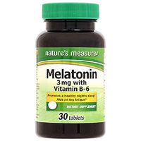 Natures Measure Melatonin Tablets, 30 Count