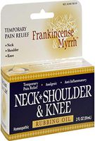 Neck Shoulder & Knee Rubbing Oil 2 fl Ounce Liquid