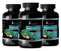 Weight Loss Pills for Women - Moringa OLEIFERA Extract 4:1 1200MG - Moringa Root Powder Capsules - 3 Bottles (180 Capsules)
