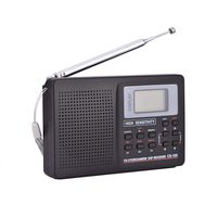 Radio Full Frequency Receiver,FM/AM/SW/LW/TV Sound Full Frequency Receiver Receiving Radio Alarm Clock,Sound Radio(#1)