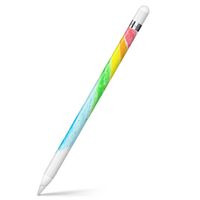 igsticker Ultra Thin Protective Body Stickers Skins Universal Decal Cover for Apple Pencil 1st Generation (Apple Pencil Not Included) 009527 Rainbow　Colorful　Crayon