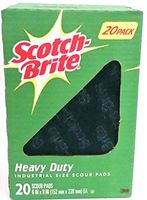 Scotch Brite 3M Heavy Duty Scouring Pads 6"X 9" Heavy Duty Scouring Power Of Scotch-Brite (20 Pack)