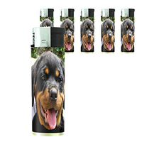Dog Rottweiler puppyface Lighter Set of 5 Pieces