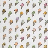 Ice Cream Cones Tissue Paper - 20" X 30" - Package 240