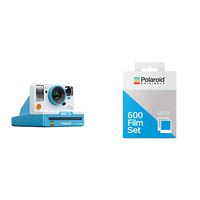 Polaroid Originals OneStep 2 VF Summer Blue w/ 600 Two Pack Film Set (1 Color + 1 B&W)