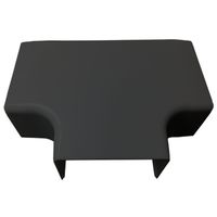 3 Way Tee for Large (LG1) Raceway - 1 Piece - Color: Black