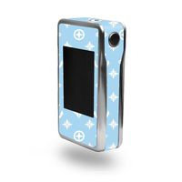 MightySkins Skin Compatible with Sigelei T200 - Baby Blue Designer | Protective, Durable, and Unique Vinyl Decal wrap Cover | Easy to Apply, Remove, and Change Styles | Made in The USA