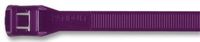 8", 50 lb. Purple Cable Ties - (pack of 100)