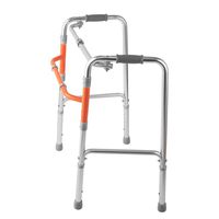 Yadianna Cozy Elderly Walker Cane Folding Auxiliary Walking Device Four-Legged Walker Non-Slip Walking Stick with Hospital