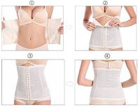 FUT Steel Boned Corset Belt Waist Training Shaper Tummy Giedle Shapewear
