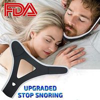 Anti My Snoring Snore Solution, Snore Stopper Chin Strap, Resmed Cpap Supplies Chin Straps, Anti Snore Snoring Chin Strap Devices for Men Women Kids, Anti Snoring Snore Chin Strap Large