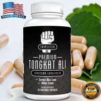 TripleTek USA Premium Tongkat Ali Extract 400mg - Eurycoma Longifolia (Longjack) All-Natural Testosterone Booster - Promotes Overall Well-Being - 60 Caps, 1 Bottle, 1 Month Supply