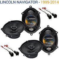 Compatible with Lincoln Navigator 1999-2014 Factory Speaker Replacement Harmony (2) R68 Package