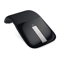 Arc Mouse, 2.4GHz Long Range Arc Touch Wireless Mouse with USB Receiver Portable Silent Folding Optical Arc Mouse Bluetooth Suitable for Computer