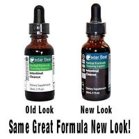 Cedar Bear Intestinal Cleanse a Liquid Herbal Supplement That Moderates The Environment of The Digestive System, Allowing Beneficial Flora to Flourish 1 Fl Oz