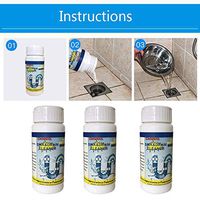Nicemeet Dacyflower dredging agent,powerful sink and drain cleaner,bubble bombs foaming cleaner for Kitchen Toilet Pipe Dredging Drain Snake Hair Drain Clog Remover Cleaning Tool trustworthy