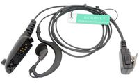 SUNDELY Clip-Ear Earhook G-Shape Headset/Earpiece Mic for Motorola Radio GP140 GP338 HT1250LS MTX900 PRO5450 PTX780 Multi-pin