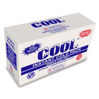 COOL Instant Cold Pack - First Aid Kit Size, 5" x 6" - Individually Boxed, 50 Boxes/Case
