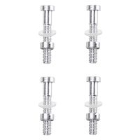 Erthree 4Pcs Turntable Phonograph Screws,Hardware Replacement Headshells Mounting Screws