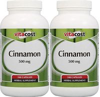 Vitacost Cinnamon - 500 Mg - 2 Bottles 240 Capsules (480 Total)