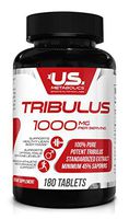 *Flash Sale* Tribulus 1000 mg 180 Tabs - Natural Support for Male Performance, Muscle Strength, Stamina, Vitality, Energy and Endurance