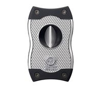 Colibri SV-Cut Two-in-One Cigar Cutter (Chrome and Black)