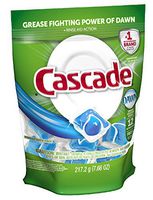 Cascade 41758 Fresh Scent Action Pacs Dishwasher Detergent 12 Count