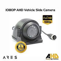 Ares Vision Vehicle 1080P/720P/700 TVL Aviation 4 PIN HD Rear/Front/Side/Waterproof Cameras (1080P, Black Side)