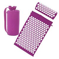 Risefit Acupressure Mat & Acupressure Pillow Set for Therapy Back Neck Pain Relief Sciatic Pain, Includes Carry Bag