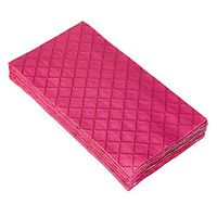 DISPOSABLE QUILTED GUEST TOWELS | European Made | for Upscale Wedding and Dining | 12 pc | Deep Pink