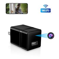 Mini Spy Camera Wireless Hidden USB Wall Charger Camera Home Security Hidden Camera WiFi 1080P HD Surveillance Camera Motion Detection Nanny Cam with Cell Phone App