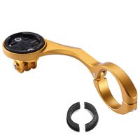 Dymoece Aluminium Alloy Out Front Bicycle Computer Combo Handlebar Mount for Garmin Edge 200 500 510 520 800 810 820 1000 1030 and Gopro Camera,Compatible Handlebar Sizes 31.8mm 25.4mm
